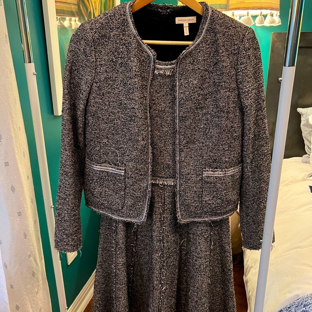 Rebecca Taylor Tweed Dress and Jacket Pair